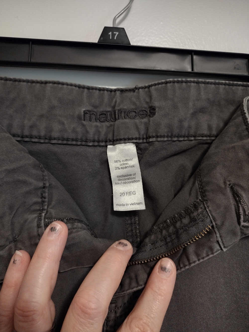 Maurices Gray Boot Cut Pants - Picture 4 of 6
